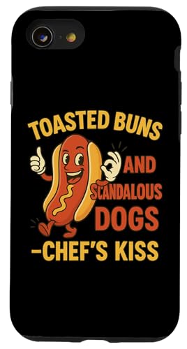 Hotdog Humor BBQ Tee Chef's Kiss 4. Juli Grill Laughs Hülle für iPhone SE (2020) / 7 / 8 von Toasted Buns Scandalous Hotdog BBQ Humor