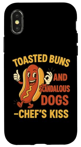 Hotdog Humor BBQ Tee Chef's Kiss 4. Juli Grill Laughs Hülle für iPhone X/XS Hotdog Humor BBQ Tee Chef's Kiss 4. Juli Grill Laughs Hülle für iPhone X/XS von Toasted Buns Scandalous Hotdog BBQ Humor