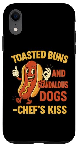 Hotdog Humor BBQ Tee Chef's Kiss 4. Juli Grill Laughs Hülle für iPhone XR Hotdog Humor BBQ Tee Chef's Kiss 4. Juli Grill Laughs Hülle für iPhone XR von Toasted Buns Scandalous Hotdog BBQ Humor