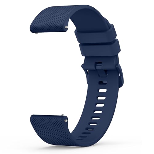 Tobfit Armband für Samsung Galaxy Watch 3 41mm Armband,20mm Silikon Ersatzarmbänder Uhrenarmband für Samsung Galaxy Watch 3 41mm(Blau) von Tobfit