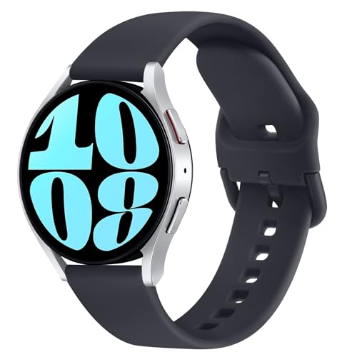 Tobfit Armband für Samsung Galaxy Watch 6/5/4 40mm 44mm/Watch 5 Pro 45mm/Watch 6 Classic 43mm 47mm/Watch 4 Classic 42mm 46mm Damen Herren,Silikon Ersatzarmbänder für Active 2 40mm 44mm/Watch 3 41mm von Tobfit