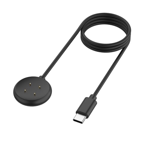 Tobfit ladekabel Ladegerät Nur für Google Pixel Watch 2,USB C Ladekabel für Google Pixel Watch 2(Schwarzer) von Tobfit