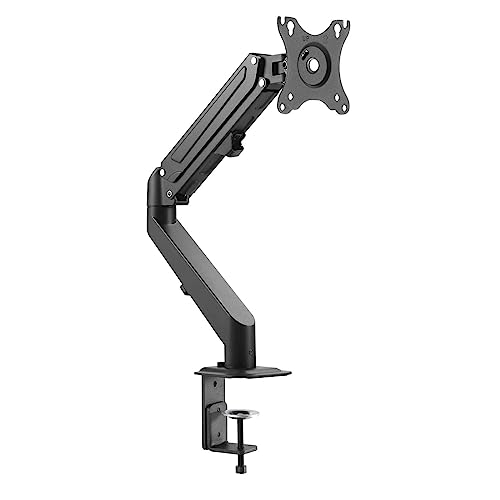 Toboli Monitorhalterung mit Gasdruckfeder für Monitor 17-27 Zoll Tischhalterung VESA 75x75/100x100 von Toboli