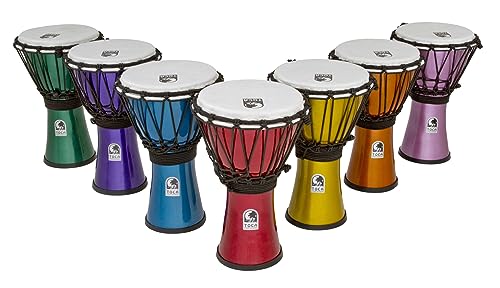 Djembe Freestyle Colorsound 7er Set TFCDJ-7MS von Toca