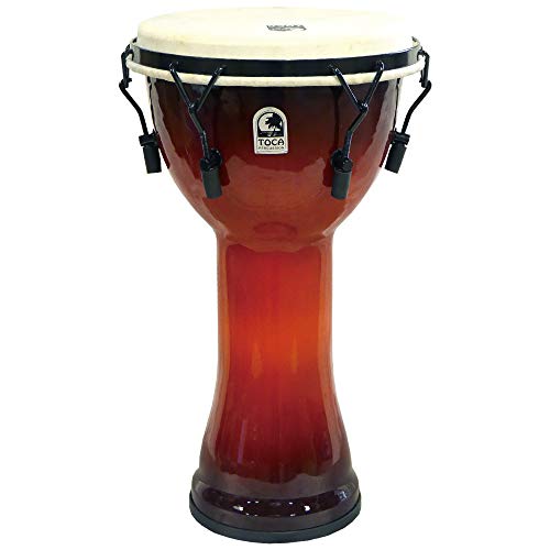 TOCA Djembe Freestyle Mechanically Tuned SFDMX-10AFS African Sunset 10" von Toca