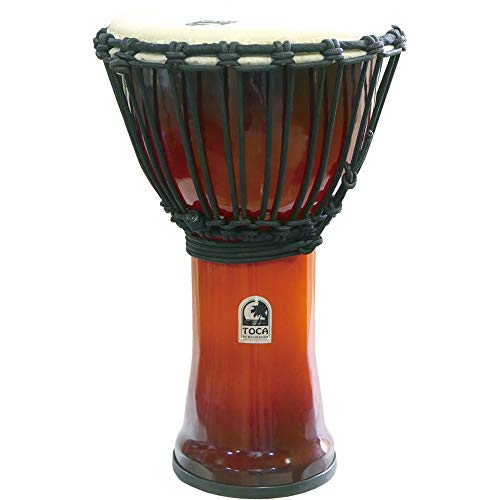 TOCA Djembe Freestyle Rope Tuned SFDJ-9AFS African Sunset 9" von Toca