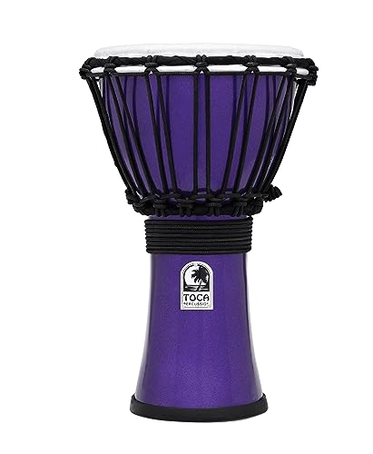 TOCA TFCDJ-7MV 7-Inch Freestyle Colorsound Djembe - Metallic Indigo TOCA TFCDJ-7MV 7-Inch Freestyle Colorsound Djembe - Metallic Indigo von Toca