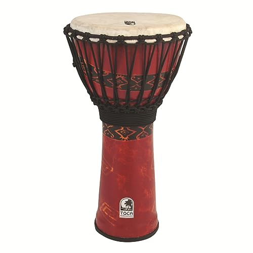 TOCA TO803181 Djembe Freestyle 10'' Bali Red SFDJ-10RP von Toca