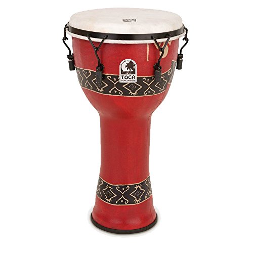 TOCA TO803238 Djembe Freestyle Mech. Tuned Bali Red 12'' SFDMX-12RP von Toca