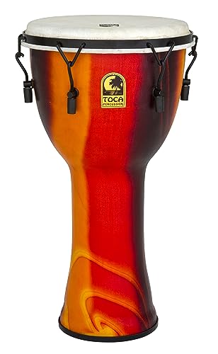 TOCA TO803247 Djembe Freestyle Mech. Tuned Fiesta Red 12'' SFDMX-12F von Toca