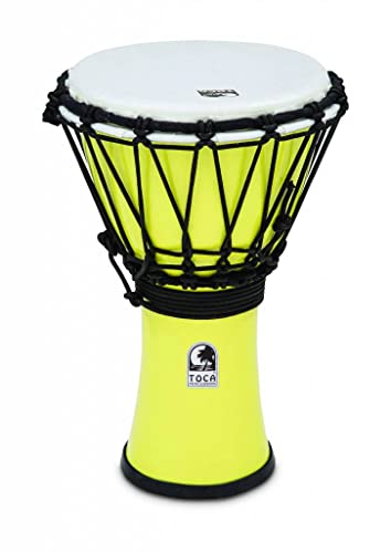 TOCA TO803322 Djembe Freestyle Colorsound Pastel 7'' Pastel Yellow TFCDJ-7PY TOCA TO803322 Djembe Freestyle Colorsound Pastel 7'' Pastel Yellow TFCDJ-7PY von Toca