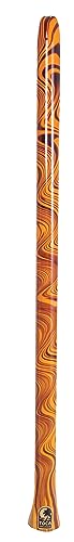 TOCA TO804304 PVC Didgeridoo groß 56" DIDG-DOS Orange Swirl von Toca