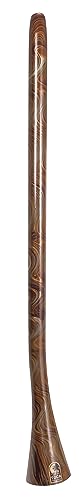 TOCA TO804306 PVC Didgeridoo großes Horn 56" DIDG-DGSH Green Swirl von Toca