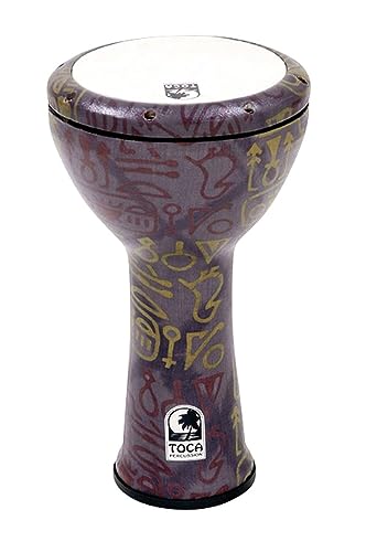 TOCA TO804600 Doumbek Freestyle Mech. Tuned 9" Aztec Blue SFMTDK-9AB von Toca