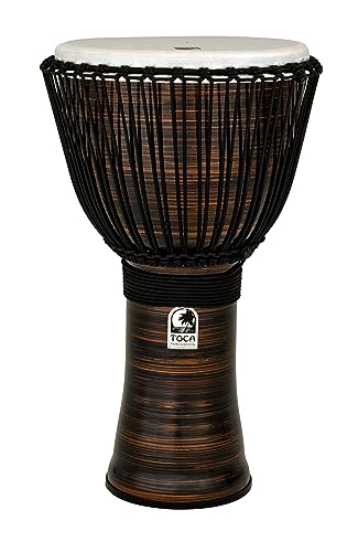TOCA TO809216 Djembe Freestyle II 14" Spun Copper Synth. Head Rope Tuned mit Tasche TF2DJ-14SCB TOCA TO809216 Djembe Freestyle II 14" Spun Copper Synth. Head Rope Tuned mit Tasche TF2DJ-14SCB von Toca