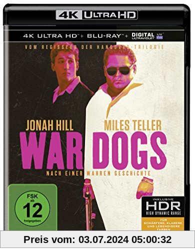 War Dogs  (4K Ultra HD) (+Blu-ray) von Todd Philips
