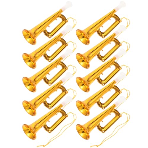 Mini-Trompete Sound Toys: 10 Stück Fun Noise Maker Horn Funny Speaker Cheering Prop Cool Birthday Party Favors for Boys Girls Party Events Mini-Trompete Sound Toys: 10 Stück Fun Noise Maker Horn Funny Speaker Cheering Prop Cool Birthday Party Favors for Boys Girls Party Events von Toddmomy