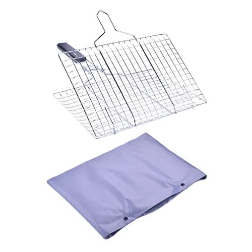 Toddmomy 1 Satz Grillrost aus Edelstahl Grillen Grillnetz für Grill tragbar Fett zusammenklappbarer Grill Grillklemme aus Edelstahl Grillroste Grillgestelle Rostfreier Stahl Toddmomy 1 Satz Grillrost aus Edelstahl Grillen Grillnetz für Grill tragbar Fett zusammenklappbarer Grill Grillklemme aus Edelstahl Grillroste Grillgestelle Rostfreier Stahl von Toddmomy
