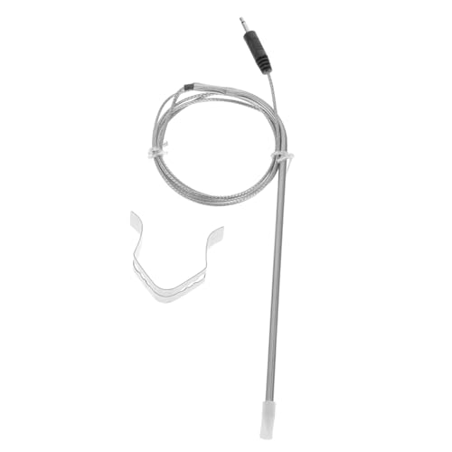 Toddmomy 1 Satz Grillsondenclip grillthermometer Grillküche Grill-Thermometer Grilltemperaturmessen Grillclip Fleischtemperaturfühler Temperaturfühler für Fleisch Edelstahl 304 Silver von Toddmomy