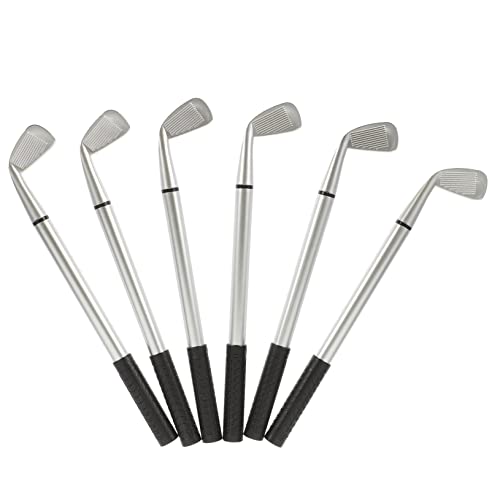 Toddmomy 12 Stück Golf-Kugelschreiber Aus Metall Mini-Spielzeug Für Kinder Schreibwaren Kinderspielzeug Mini-Golfschläger Stifte Journaling-Stifte Lustige Schreibstifte von Toddmomy