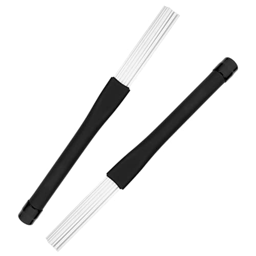Toddmomy 1Paar Nylondraht Trommelbürsten Universelle Drum Stickbürste für Jazz Drum Sets Rutschfester Griff Leicht Tragbar Langlebig für Anfänger und Profis Toddmomy 1Paar Nylondraht Trommelbürsten Universelle Drum Stickbürste für Jazz Drum Sets Rutschfester Griff Leicht Tragbar Langlebig für Anfänger und Profis von Toddmomy