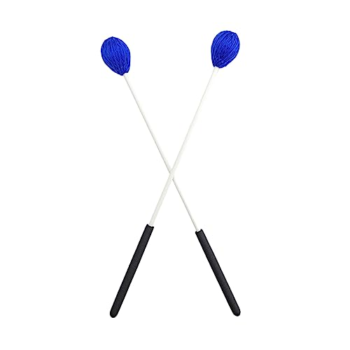 Toddmomy 1Paar Wollhammerkopf Trommelstöcke Professionelles Percussion Instrument für Anfänger und Profis mit Solidem Griff und Schönem für Snare Drums und Weitere Toddmomy 1Paar Wollhammerkopf Trommelstöcke Professionelles Percussion Instrument für Anfänger und Profis mit Solidem Griff und Schönem für Snare Drums und Weitere von Toddmomy