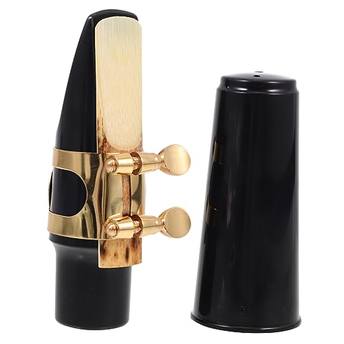Toddmomy 1Satz Saxophon Mundstück Kit für Saxophon mit Bissplatte Kissen und Deckel Professionelles Zubehör Verbesserung der Intonation und Benutzerfreundlichkeit Toddmomy 1Satz Saxophon Mundstück Kit für Saxophon mit Bissplatte Kissen und Deckel Professionelles Zubehör Verbesserung der Intonation und Benutzerfreundlichkeit von Toddmomy