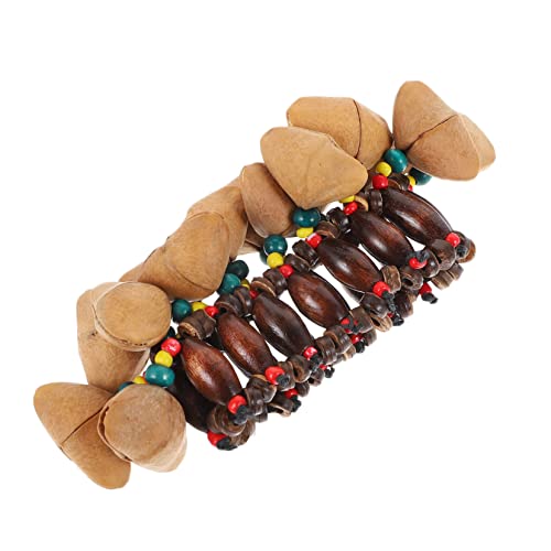 Toddmomy 1Stück Afrikanisches Tribal Stil Nussarmband Kreative Djembe Handglocke für Percussion Handgefertigtes Musikinstrument Sortierter Farbe für Dekoration Toddmomy 1Stück Afrikanisches Tribal Stil Nussarmband Kreative Djembe Handglocke für Percussion Handgefertigtes Musikinstrument Sortierter Farbe für Dekoration von Toddmomy