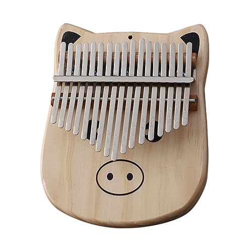 Toddmomy 1Stück Daumenklavier Kalimba für Anfänger Tragbares Fingerklavier mit Cartoon Schweine Design für Schulaufführungen und Musikalische Unterhaltung aus Hochwertigem Holz Toddmomy 1Stück Daumenklavier Kalimba für Anfänger Tragbares Fingerklavier mit Cartoon Schweine Design für Schulaufführungen und Musikalische Unterhaltung aus Hochwertigem Holz von Toddmomy