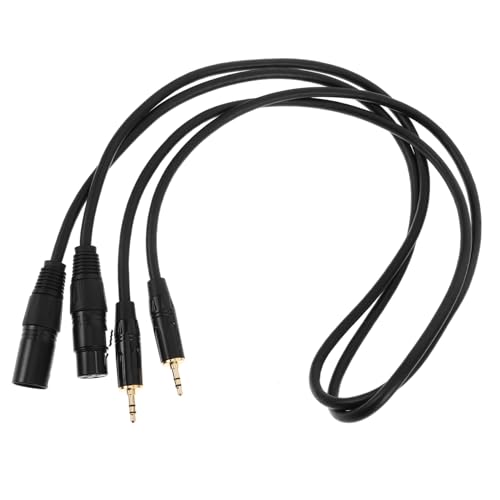 Toddmomy 2 Stück Audiokabel XLR-Lautsprecher XLR-Stecker Mikrofon-Splitter für Kopfhörer Das Drahtkernmaterial ist blanker Kupferdraht und das Drahtmaterial ist Kupfer Black Toddmomy 2 Stück Audiokabel XLR-Lautsprecher XLR-Stecker Mikrofon-Splitter für Kopfhörer Das Drahtkernmaterial ist blanker Kupferdraht und das Drahtmaterial ist Kupfer Black von Toddmomy