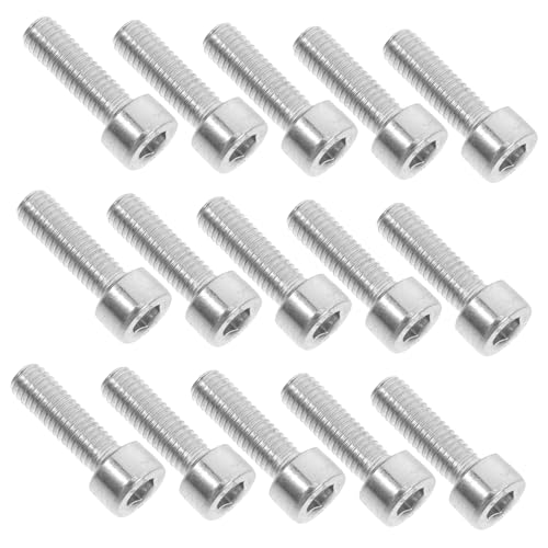 Toddmomy 20 Pcs Benzin Protokollierung Säge Zubehör Schrauben Kettensäge Einstellung Schraube Kettensäge Schraube Eisen Silber von Toddmomy