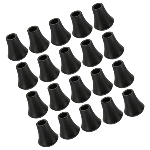 Toddmomy 20Stücke Trommel Gummifüße Rutschfeste Trommelbeinprotektoren Bodenschutz für Schlagzeugständer und Percussion Teile Langlebige und Praktische Trommel Ersatzfüße von Toddmomy