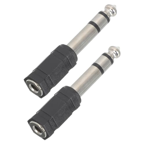 Toddmomy 2Stücke Kopfhöreradapter Mikrofon und Instrumentenstecker für Audioverbindungen Leicht zu Reinigen und Langlebig Vielseitig Einsetzbar Toddmomy 2Stücke Kopfhöreradapter Mikrofon und Instrumentenstecker für Audioverbindungen Leicht zu Reinigen und Langlebig Vielseitig Einsetzbar von Toddmomy