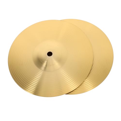 Toddmomy 2er Set Becken Jazz-trommel Musical Schlaginstrumente Klein Absturz Trommelzubehör Zubehör Für Trommeln Messing Toddmomy 2er Set Becken Jazz-trommel Musical Schlaginstrumente Klein Absturz Trommelzubehör Zubehör Für Trommeln Messing von Toddmomy