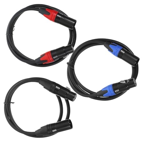 Toddmomy 3Stücke Mikrofonkabel Männlich zu Weiblich Symmetrisches Audio Kabel für Mikrofon und Lautsprecher für Aufnahmestudios und Live Auftritte Flexible Anwendung Toddmomy 3Stücke Mikrofonkabel Männlich zu Weiblich Symmetrisches Audio Kabel für Mikrofon und Lautsprecher für Aufnahmestudios und Live Auftritte Flexible Anwendung von Toddmomy