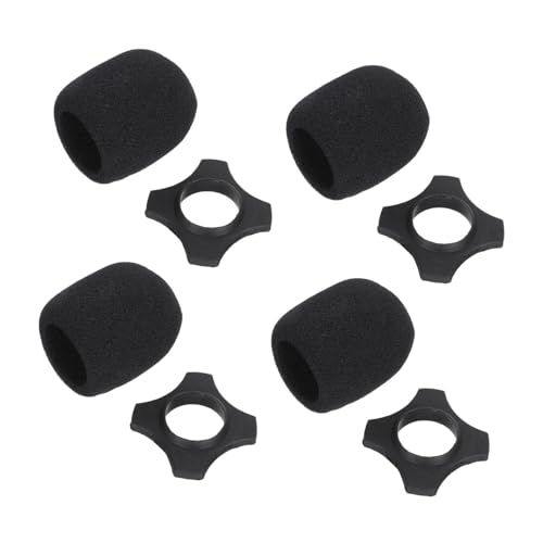 Toddmomy 4 Sätze Mikrofonschwammabdeckung Mikrofonabdeckungen aus Schaumstoff Mikrofon-Hülse Rollschutzring für Mikrofon Mikrofonabdeckungen Schaumstoff Gummi Black Toddmomy 4 Sätze Mikrofonschwammabdeckung Mikrofonabdeckungen aus Schaumstoff Mikrofon-Hülse Rollschutzring für Mikrofon Mikrofonabdeckungen Schaumstoff Gummi Black von Toddmomy