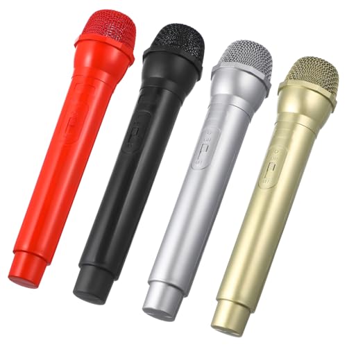 Toddmomy 4 Stück Mikrofon-Requisiten Für Gefälscht Vorgeben Klassenzimmer Kleinkindmikrofon Singen Karaoke Stütze Spielzeugmikrofon Figur Junge Plastik Toddmomy 4 Stück Mikrofon-Requisiten Für Gefälscht Vorgeben Klassenzimmer Kleinkindmikrofon Singen Karaoke Stütze Spielzeugmikrofon Figur Junge Plastik von Toddmomy