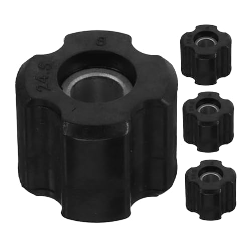 Toddmomy 4 Stück Rasenmäherlager rasenmäher ersatzteile Ersatzteil Rasentrimmer Vorderradlagersatz Sport Black von Toddmomy