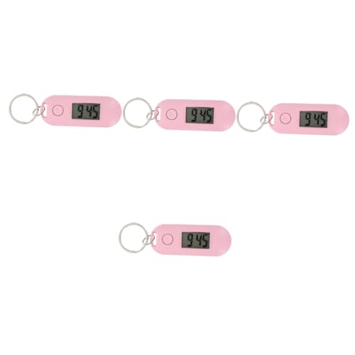 Toddmomy 4 Stück elektronische Schlüsselbunduhr elektronische Uhr mit Kette Rucksack für kleine Mädchen schwarzer Rucksack für Damen Krankenschwester Geschenke Schlüsselanhänger Taschenuhr von Toddmomy