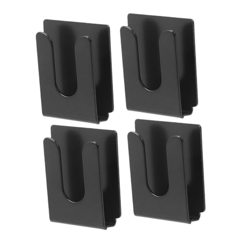 Toddmomy 4-teiliger Cb-mikrofonhalter: Universeller Autoradio-mikrofonhalter Aus Schwarzem Metall, Mikrofonhalter-clip, Stabile Halterung Für Verschiedene Fahrzeugmodelle von Toddmomy