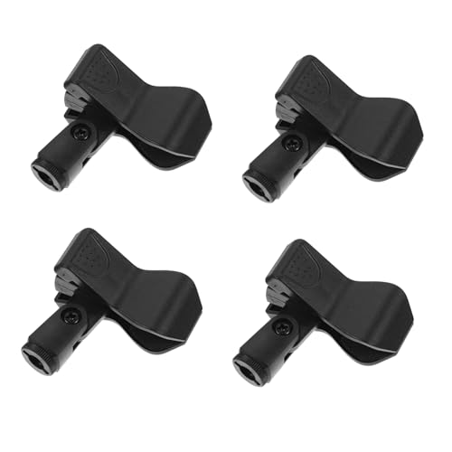 Toddmomy 4Stücke Mikrofonhalter Clips für Mikrofone Rutschfestes Design Tragbar und Langlebig für Interviews und Online Meetings Toddmomy 4Stücke Mikrofonhalter Clips für Mikrofone Rutschfestes Design Tragbar und Langlebig für Interviews und Online Meetings von Toddmomy