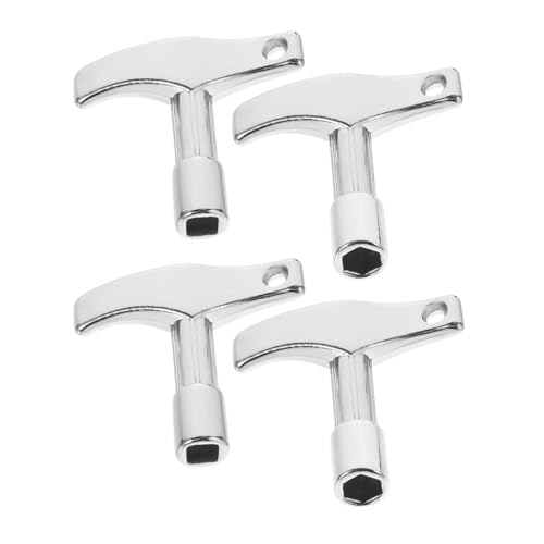 Toddmomy 4Stücke Teiliges Schlagzeugschlüssel aus Ergonomische Trommelschlüssel für Präzises Schlagzeugen Sechskant Toddmomy 4Stücke Teiliges Schlagzeugschlüssel aus Ergonomische Trommelschlüssel für Präzises Schlagzeugen Sechskant von Toddmomy