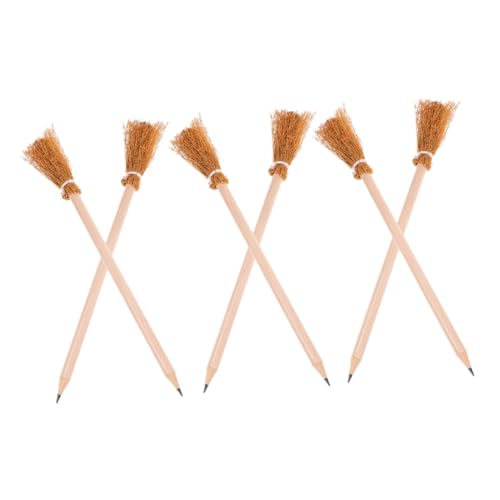 Toddmomy 6Stücke Besen Bleistifte Kreative Schreibstifte Besenform für Halloween Partys Geschenkideen für Künstler Lehrer und Ergonomisches Design für Angenehmes Schreiben Toddmomy 6Stücke Besen Bleistifte Kreative Schreibstifte Besenform für Halloween Partys Geschenkideen für Künstler Lehrer und Ergonomisches Design für Angenehmes Schreiben von Toddmomy