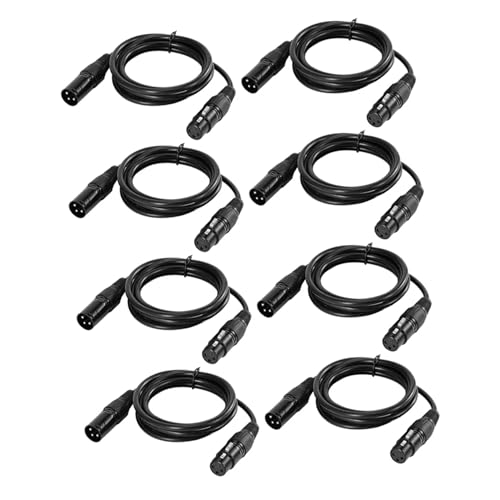 Toddmomy 8 Stück 3 Bühnenbeleuchtung Audiokabel Scheinwerferkabel DMX-Kabel 3-polig Beleuchtungskabel 3-poliges Mikrofonkabel Bewegliches Lichtkabel Bühnenlichtkabel Plastik Black Toddmomy 8 Stück 3 Bühnenbeleuchtung Audiokabel Scheinwerferkabel DMX-Kabel 3-polig Beleuchtungskabel 3-poliges Mikrofonkabel Bewegliches Lichtkabel Bühnenlichtkabel Plastik Black von Toddmomy