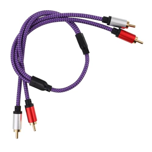 Toddmomy Audioleitung Kopfhörer Soundkabel Rca-lautsprecherkabel Komponenten Für Heimstereoanlagen Auto-modifikations-audiokabel Gitarrenkabel Rca-verbindungskabel Hifi-kabel Metall Violett Toddmomy Audioleitung Kopfhörer Soundkabel Rca-lautsprecherkabel Komponenten Für Heimstereoanlagen Auto-modifikations-audiokabel Gitarrenkabel Rca-verbindungskabel Hifi-kabel Metall Violett von Toddmomy