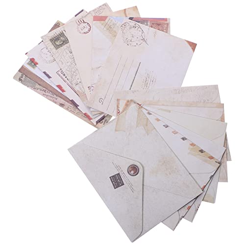 Toddmomy Briefumschläge 60 Stück Vintage-Mini-Umschläge Kleine Retro-Umschläge Segenskarten Papier Antike Einladungsumschläge Schöne Umschläge für Hochzeit Geburtstag Partyzubehör von Toddmomy