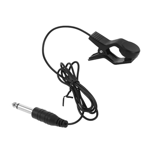 Toddmomy Gitarren Tonabnehmer Akustik Tonabnehmer Für Gitarre Flöte Mikrofon Gitarren Tonabnehmerkurbel Gitarren Stimmschlüssel Gitarren Pitch Clip Mikrofon Tonabnehmerdraht Für von Toddmomy