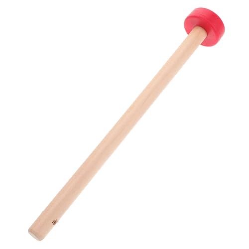 Toddmomy Holz Schlägel für Trommel Xylophon Gummispitze Hammer für Bassdrums Langlebig für Bühnenauftritte Traditionelle Zeremonien von Toddmomy