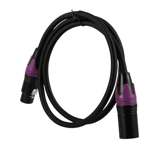 Toddmomy Mikrofonkabel verbindungskabel stecker kabel Professionelles Audiokabel Langlebiges Audio Kabel Mikrofonanschluss XLR-Kabel Lautsprecherkabel XLR-Patchkabel Kupfer Violett Toddmomy Mikrofonkabel verbindungskabel stecker kabel Professionelles Audiokabel Langlebiges Audio Kabel Mikrofonanschluss XLR-Kabel Lautsprecherkabel XLR-Patchkabel Kupfer Violett von Toddmomy