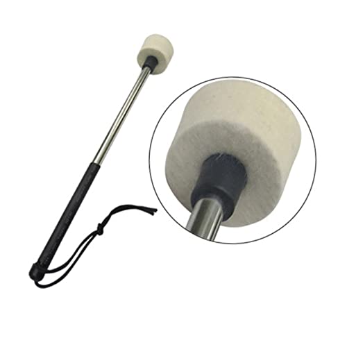 Toddmomy Schlägel für Snare Drum Wollfilz Kopf mit Edelstahlgriff Langlebig und Stabil Percussion Instrumente und Schlagzeug Übungen Toddmomy Schlägel für Snare Drum Wollfilz Kopf mit Edelstahlgriff Langlebig und Stabil Percussion Instrumente und Schlagzeug Übungen von Toddmomy